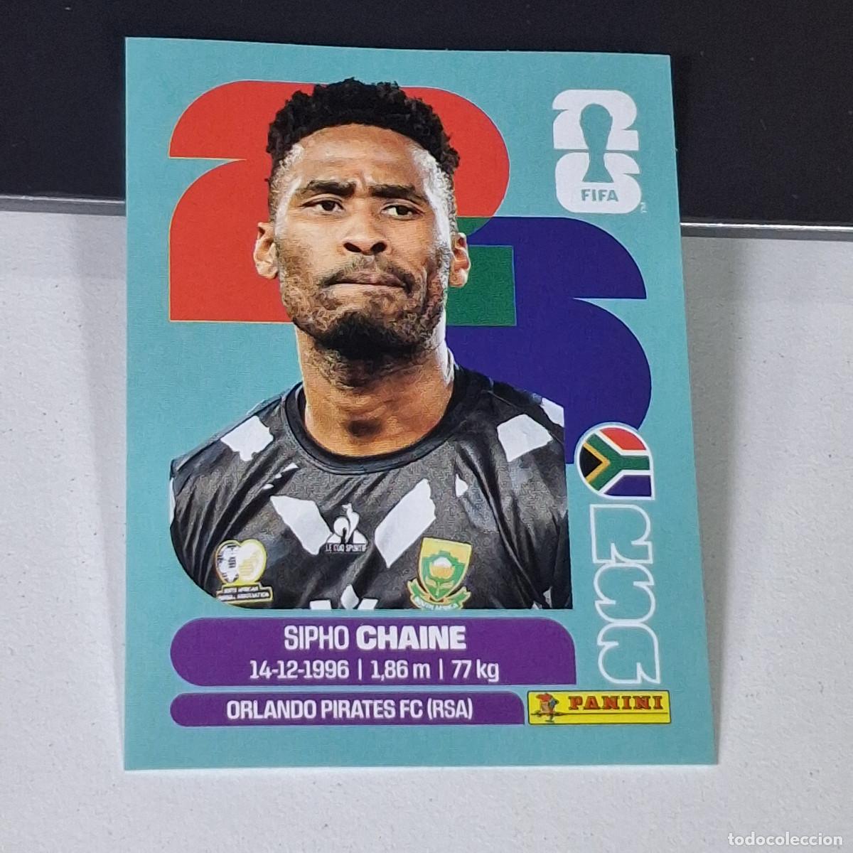 Cromos de F&uacute;tbol: B14 RSA3 RSA 3 SIPHO CHAINE SUD&Aacute;FRICA RSA SOUTH AFRIKA MUNDIAL FIFA WORLD CUP 2026 STICKER PANINI