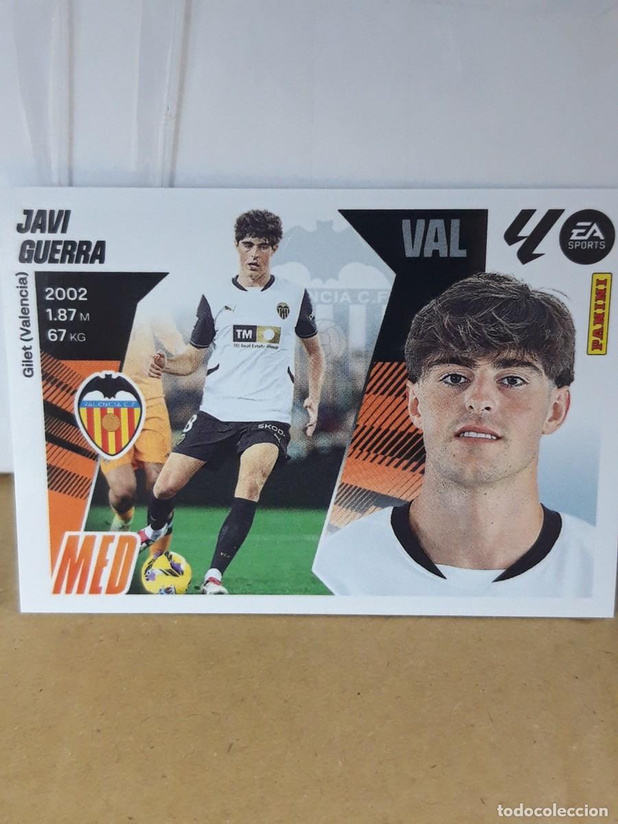 Fu&szlig;ball-Sticker: JAVI GUERRA VALENCIA CF N&ordm; 15 LIGA ESTE 25 26 2025 2026 PANINI