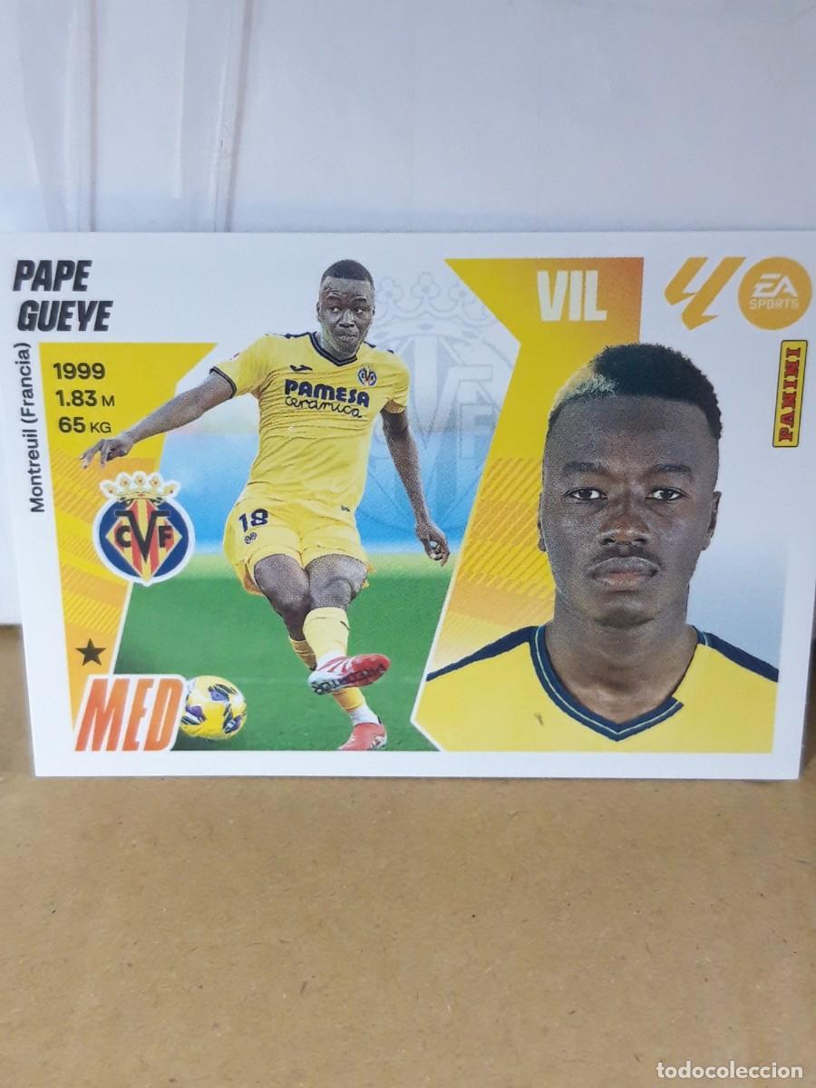 Fu&szlig;ball-Sticker: PAPE GUEYE VILLARREAL CF N&ordm; 12 LIGA ESTE 25 26 2025 2026 PANINI