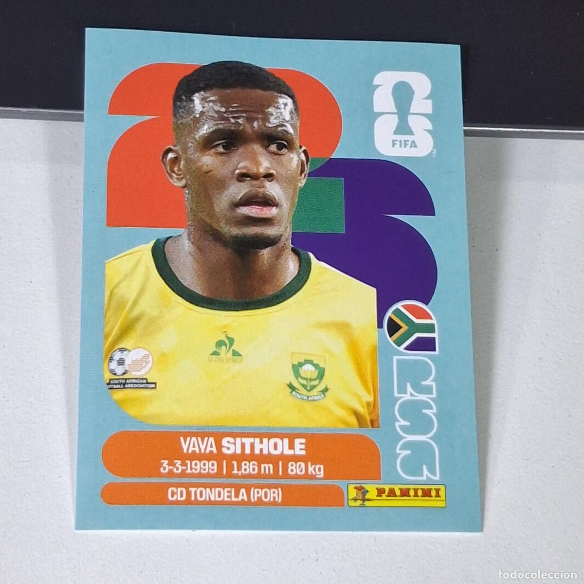 Cromos de F&uacute;tbol: B14 RSA 15 RSA15 YAYA SITHOLE SUD&Aacute;FRICA RSA SOUTH AFRIKA MUNDIAL FIFA WORLD CUP 2026 STICKER PANINI