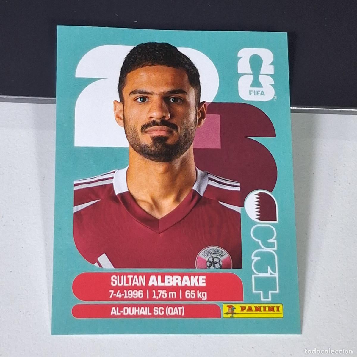 Cromos de Futebol: B14 QAT3 SULTAN ALBRAKE 3 QATAR CATAR QAT MUNDIAL FIFA WORLD CUP 2026 STICKER PANINI