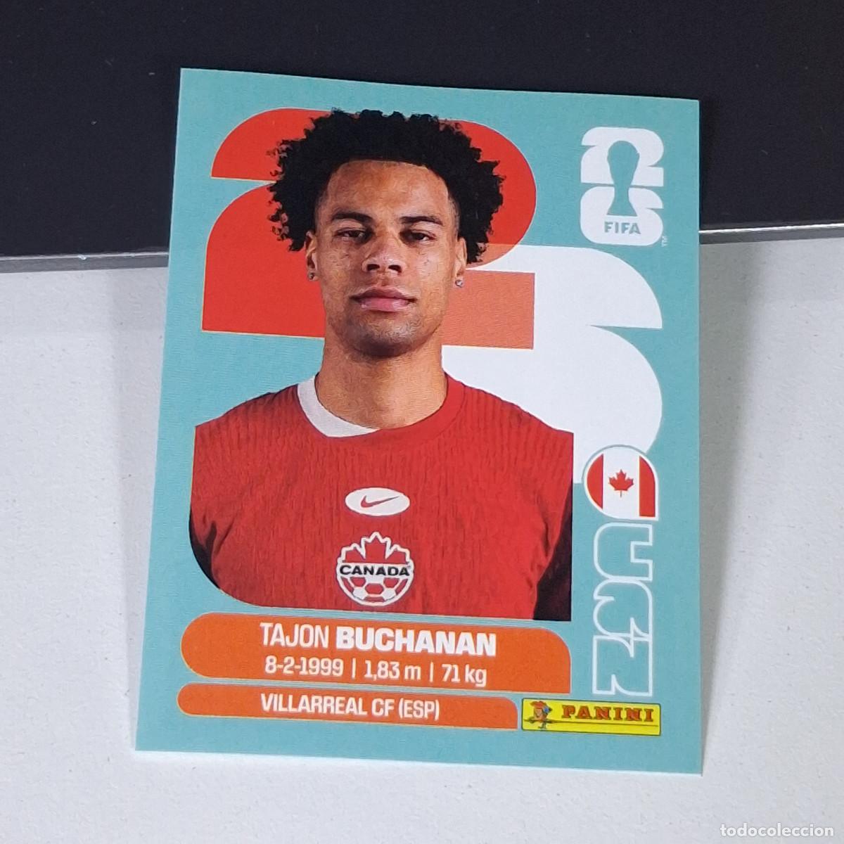 Cromos de F&uacute;tbol: B14 CAN 17 CAN17 TAJON BUCHANAN CANAD&Aacute; CAN MUNDIAL FIFA WORLD CUP 2026 STICKER PANINI