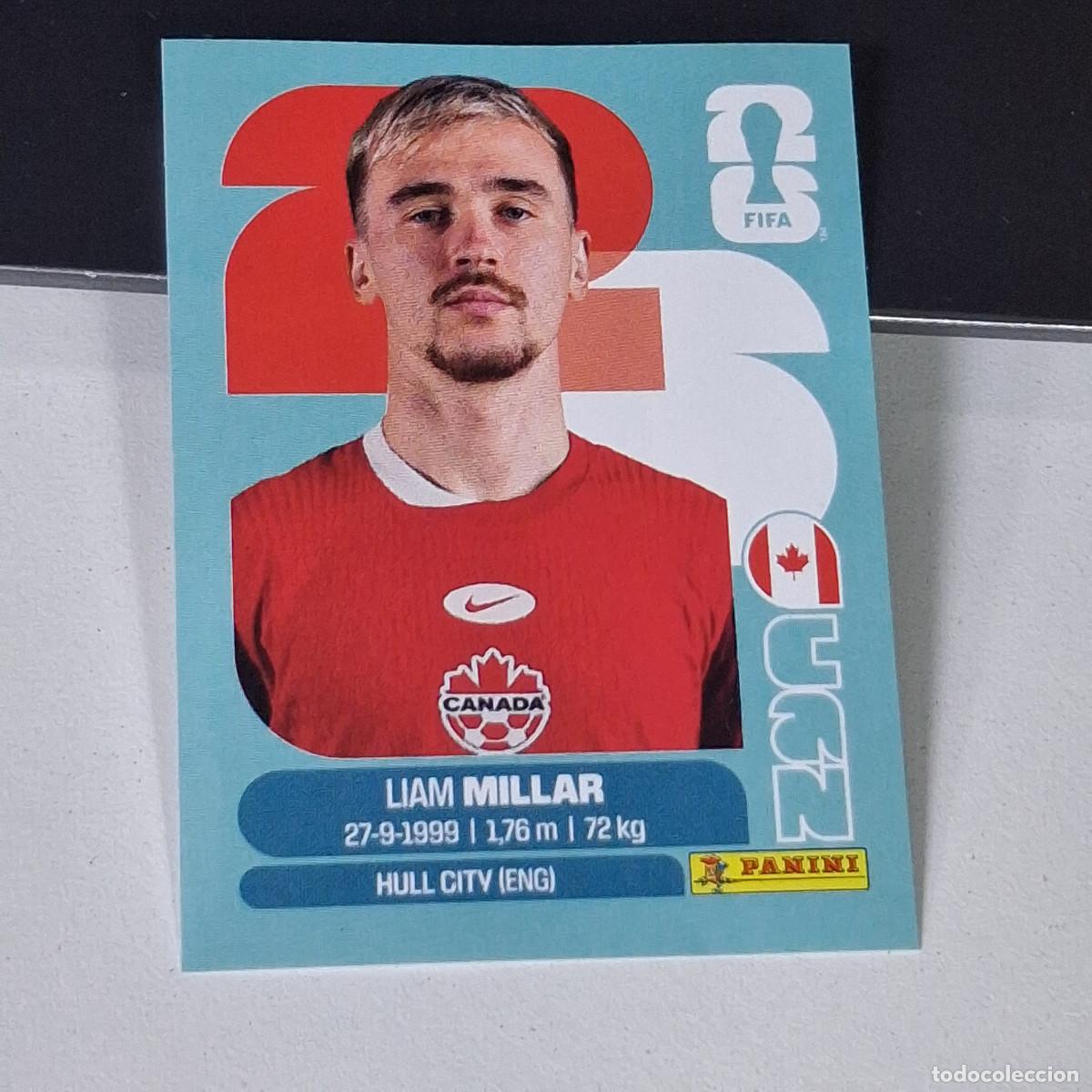 Cromos de F&uacute;tbol: B14 CAN18 LIAM MILLAR 18 CANAD&Aacute; CAN MUNDIAL FIFA WORLD CUP 2026 STICKER PANINI