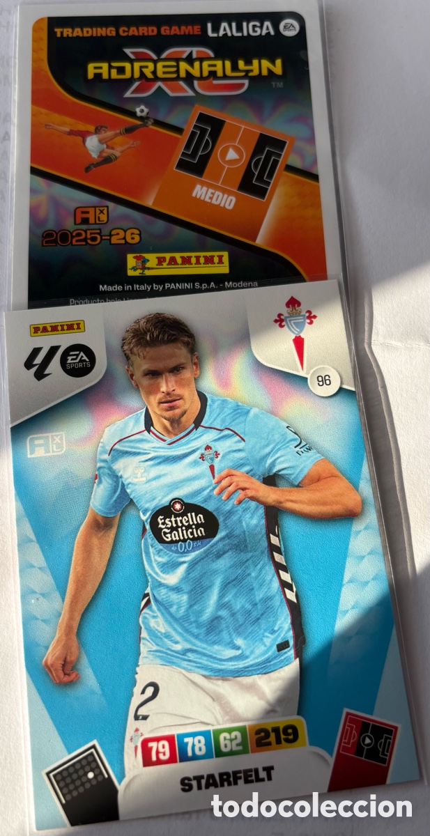 Cromos de F&uacute;tbol: ADRENALYN 25-26 CELTA 96