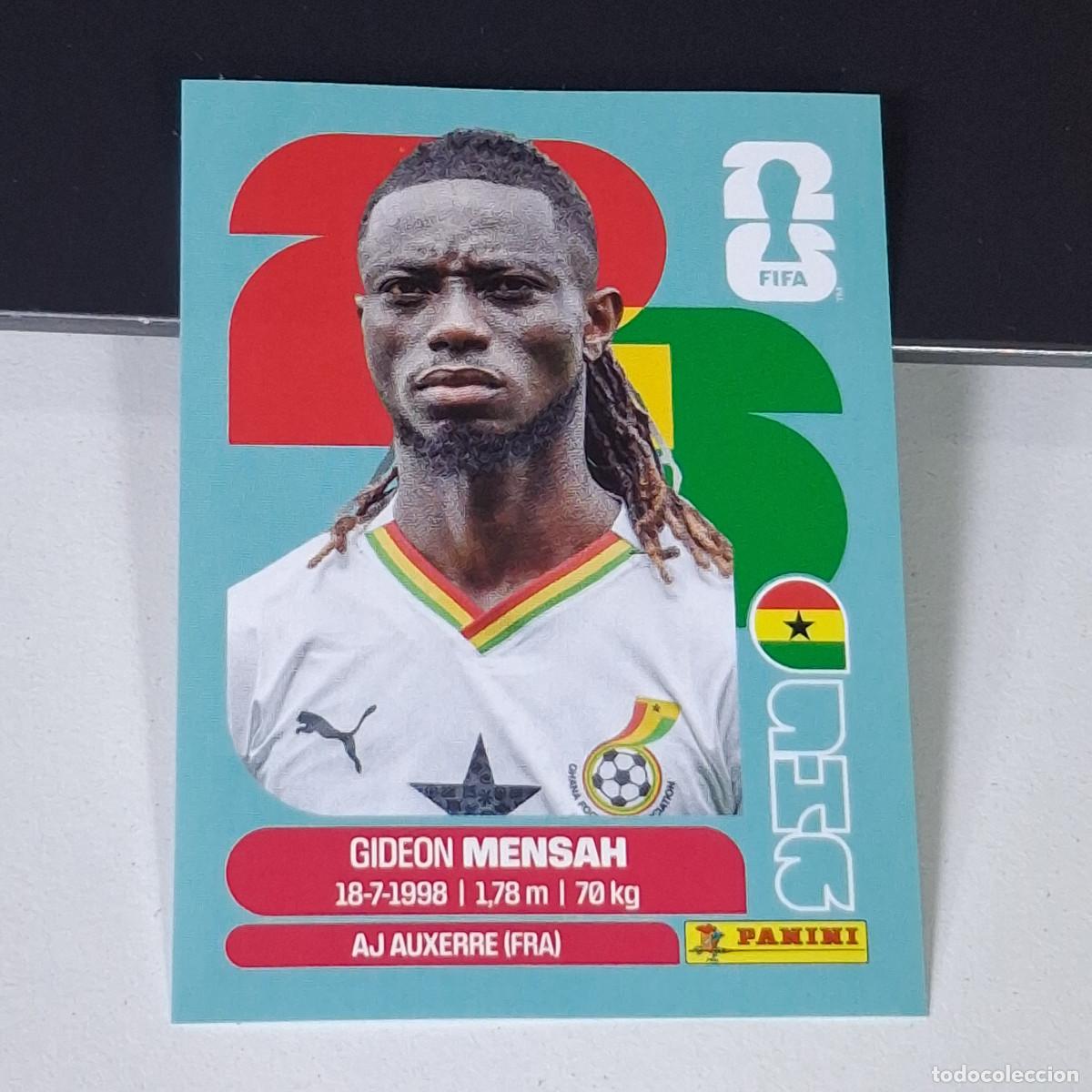 Cromos de F&uacute;tbol: B14 GHA7 GIDEON MENSAH 7 GHANA GHA MUNDIAL FIFA WORLD CUP 2026 STICKER PANINI