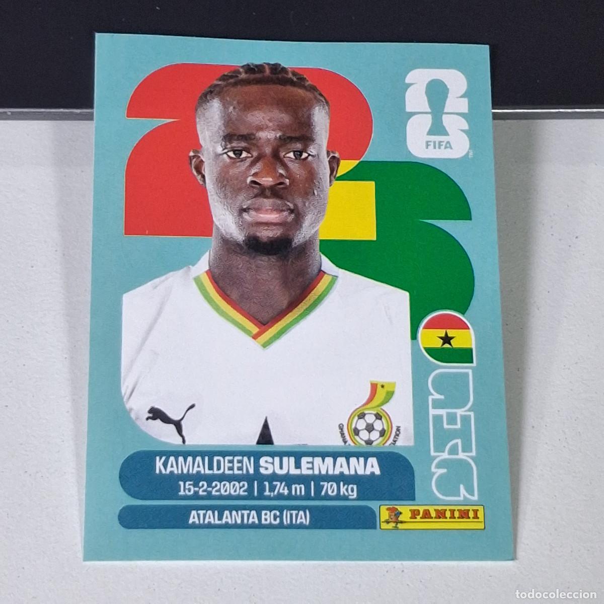 Cromos de F&uacute;tbol: B14 GHA 12 GHA12 KAMALDEEN SULEMANA GHANA GHA MUNDIAL FIFA WORLD CUP 2026 STICKER PANINI