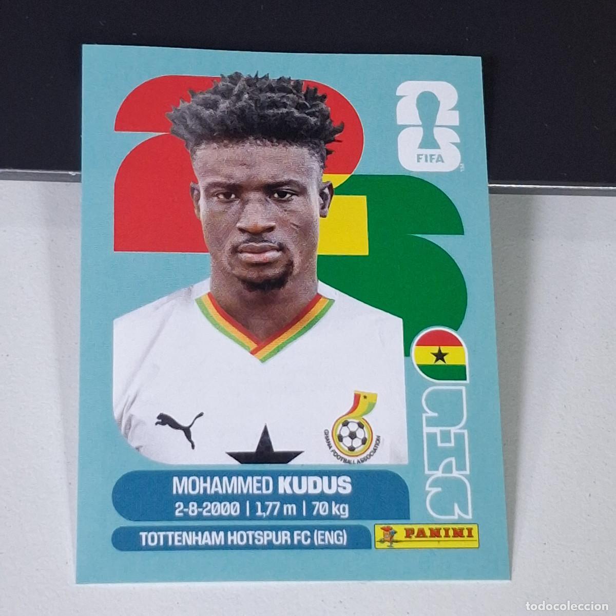 Cromos de F&uacute;tbol: B14 GHA14 MOHAMMED KUDUS 14 GHANA GAR MUNDIAL FIFA WORLD CUP 2026 STICKER PANINI