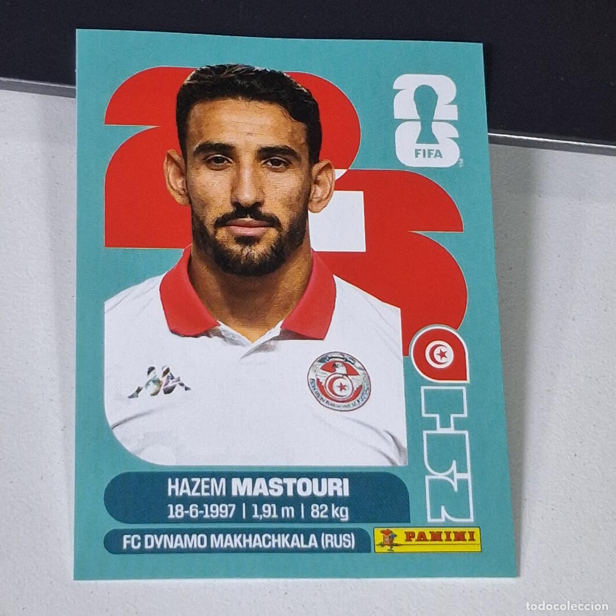 Cromos de F&uacute;tbol: B14 TUN17 HAZEM MASTOURI 17 T&Uacute;NEZ TUNISIA TUN MUNDIAL FIFA WORLD CUP 2026 STICKER PANINI