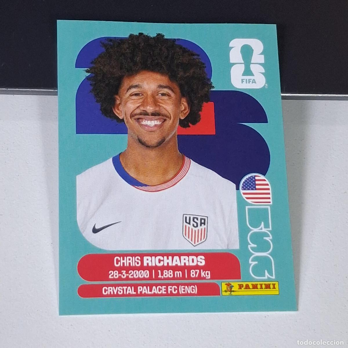 Cromos de F&uacute;tbol: B14 USA 3 USA3 CHRIS RICHARDS USA MUNDIAL FIFA WORLD CUP 2026 STICKER PANINI