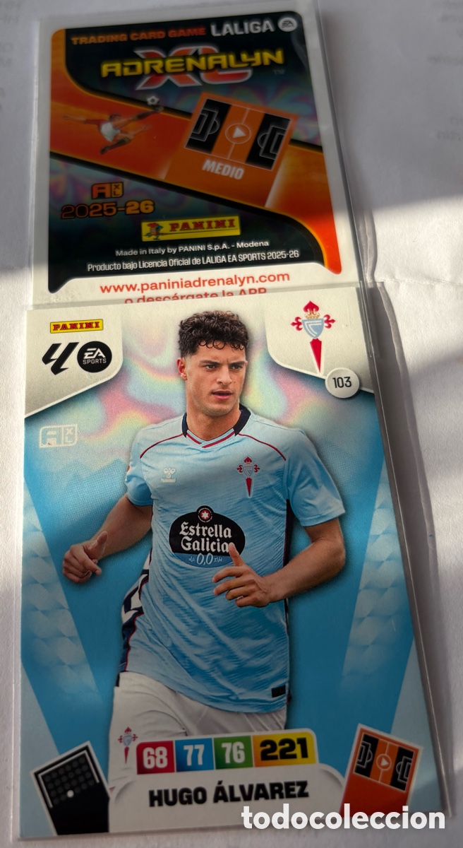 Cromos de F&uacute;tbol: ADRENALYN 25-26 CELTA 103