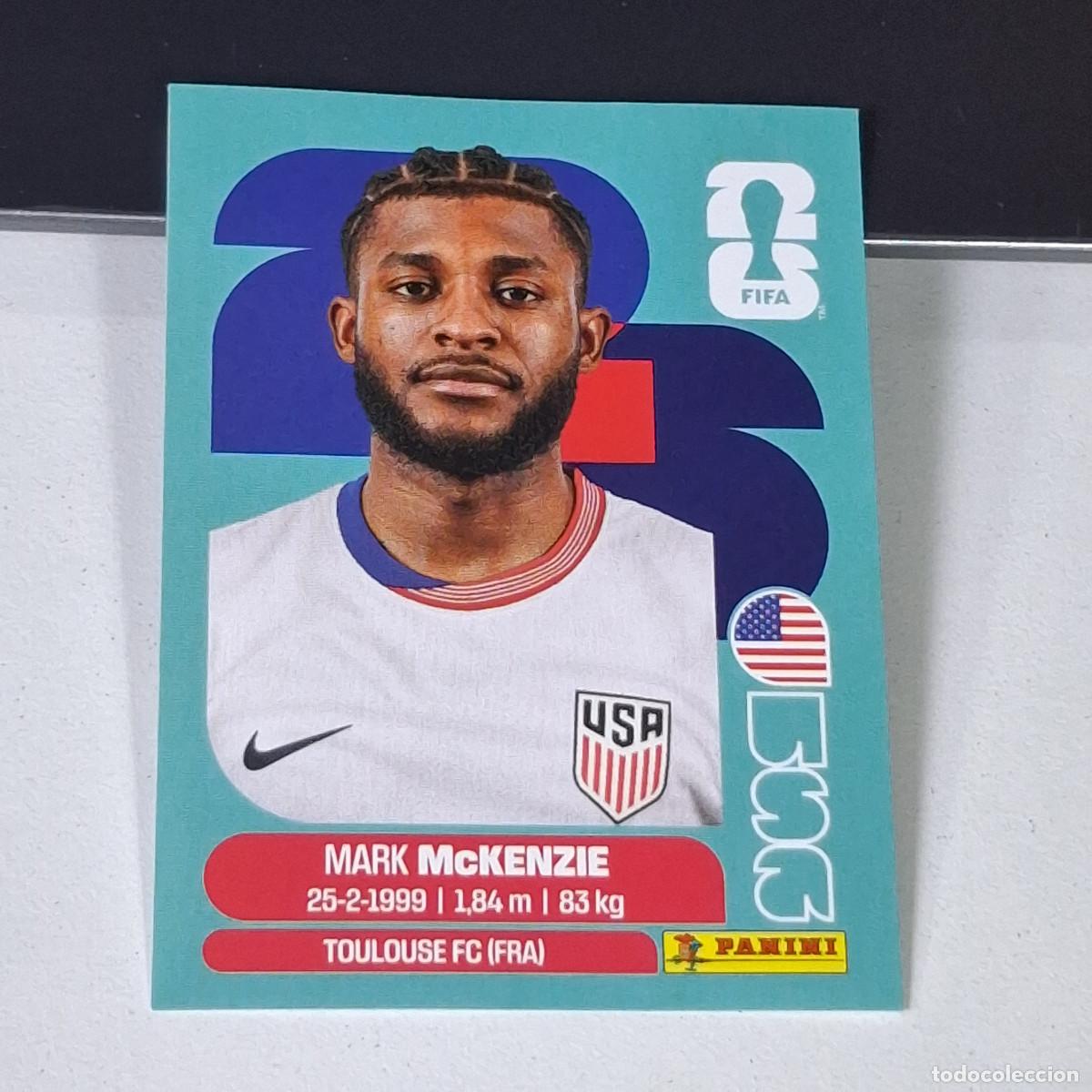 Cromos de F&uacute;tbol: B14 USA5 MARK MCKENZIE 5 ESTADOS UNIDOS USA MUNDIAL FIFA WORLD CUP 2026 STICKER PANINI