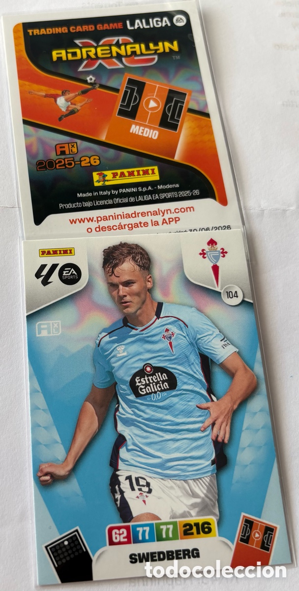 Cromos de Futebol: ADRENALYN 25-26 CELTA 104