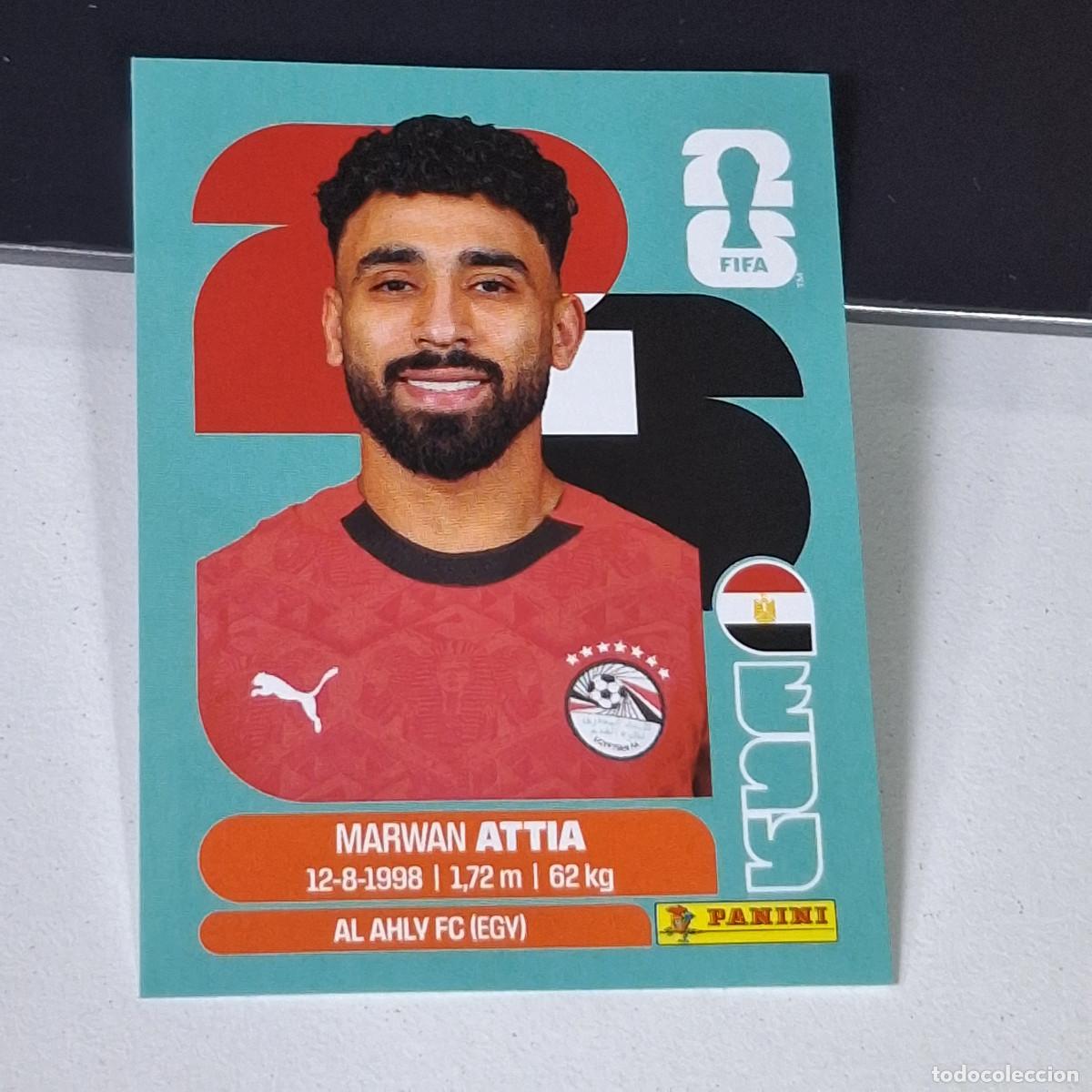 Fu&szlig;ball-Sticker: B14 EGY 10 EGY10 MARWAN ATTIA EGYPTO EGY EGYPT MUNDIAL FIFA WORLD CUP 2026 STICKER PANINI