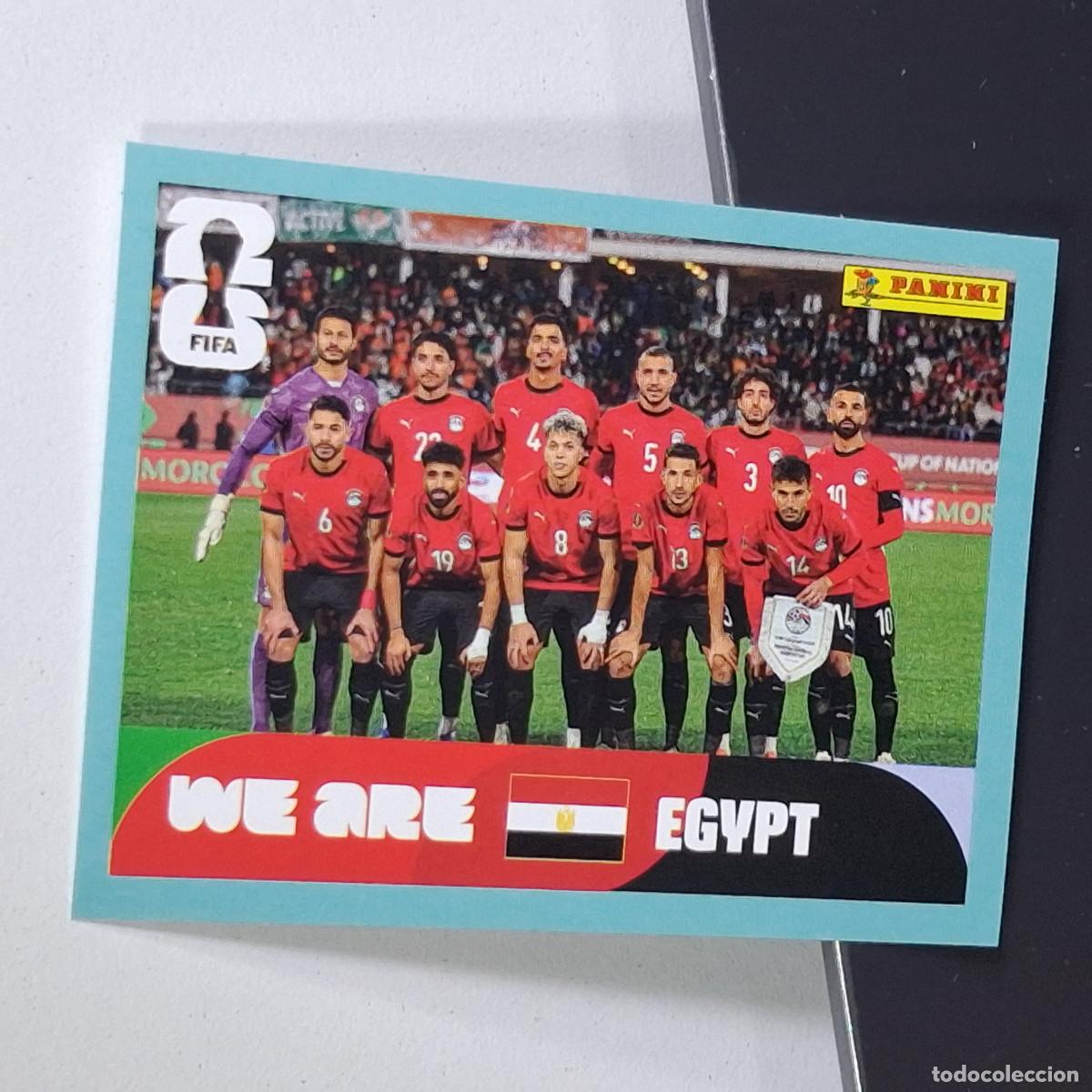 Fu&szlig;ball-Sticker: B14 EGY13 TEAM PHOTO EQUIPO 13 EGYPTO EGYPT EGY MUNDIAL FIFA WORLD CUP 2026 STICKER PANINI