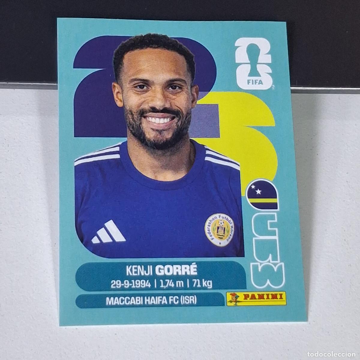 Fu&szlig;ball-Sticker: B14 CUW15 KENJI GORRE 15 CURAZAO CURA&Ccedil;AO CUW MUNDIAL FIFA WORLD CUP 2026 STICKER PANINI