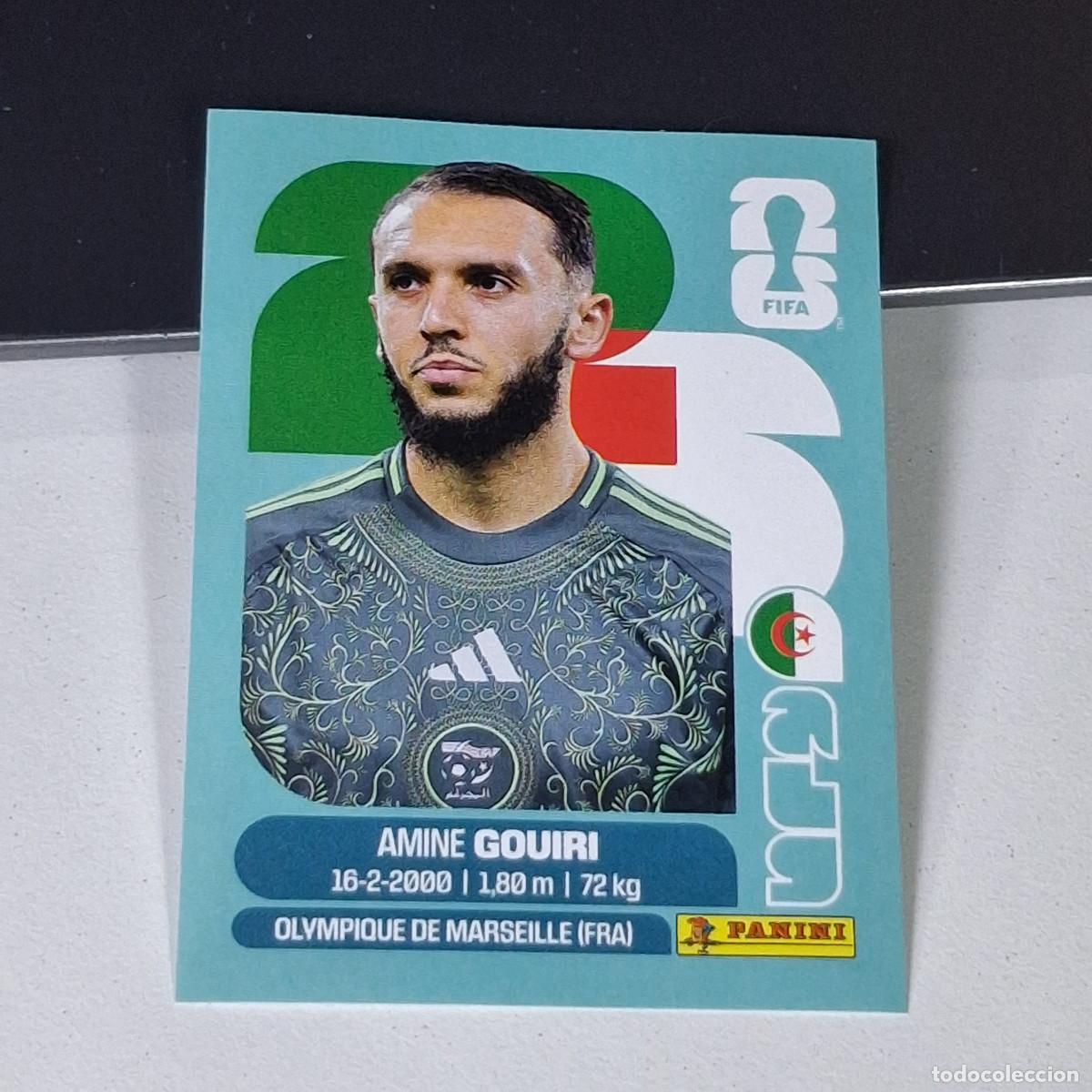 Fu&szlig;ball-Sticker: B14 ALG 18 ALG18 AMINE GOUIRI ARGELIA ALG MUNDIAL FIFA WORLD CUP 2026 STICKER PANINI