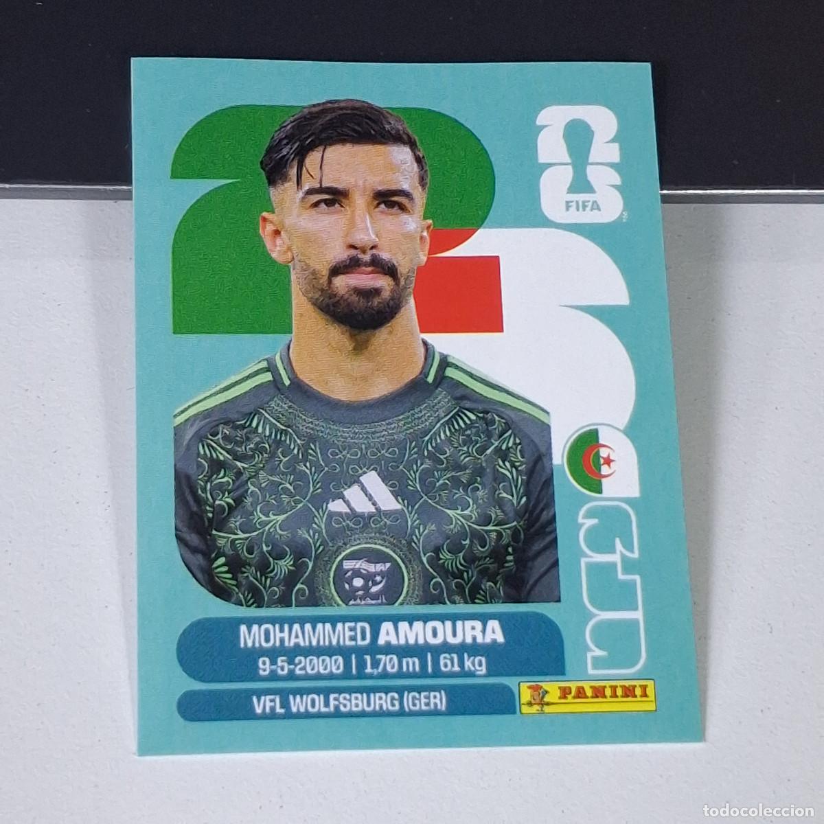 Fu&szlig;ball-Sticker: B14 ALG 20 ALG20 MOHAMMED AMOURA ARGELIA ALG MUNDIAL FIFA WORLD CUP 2026 STICKER PANINI