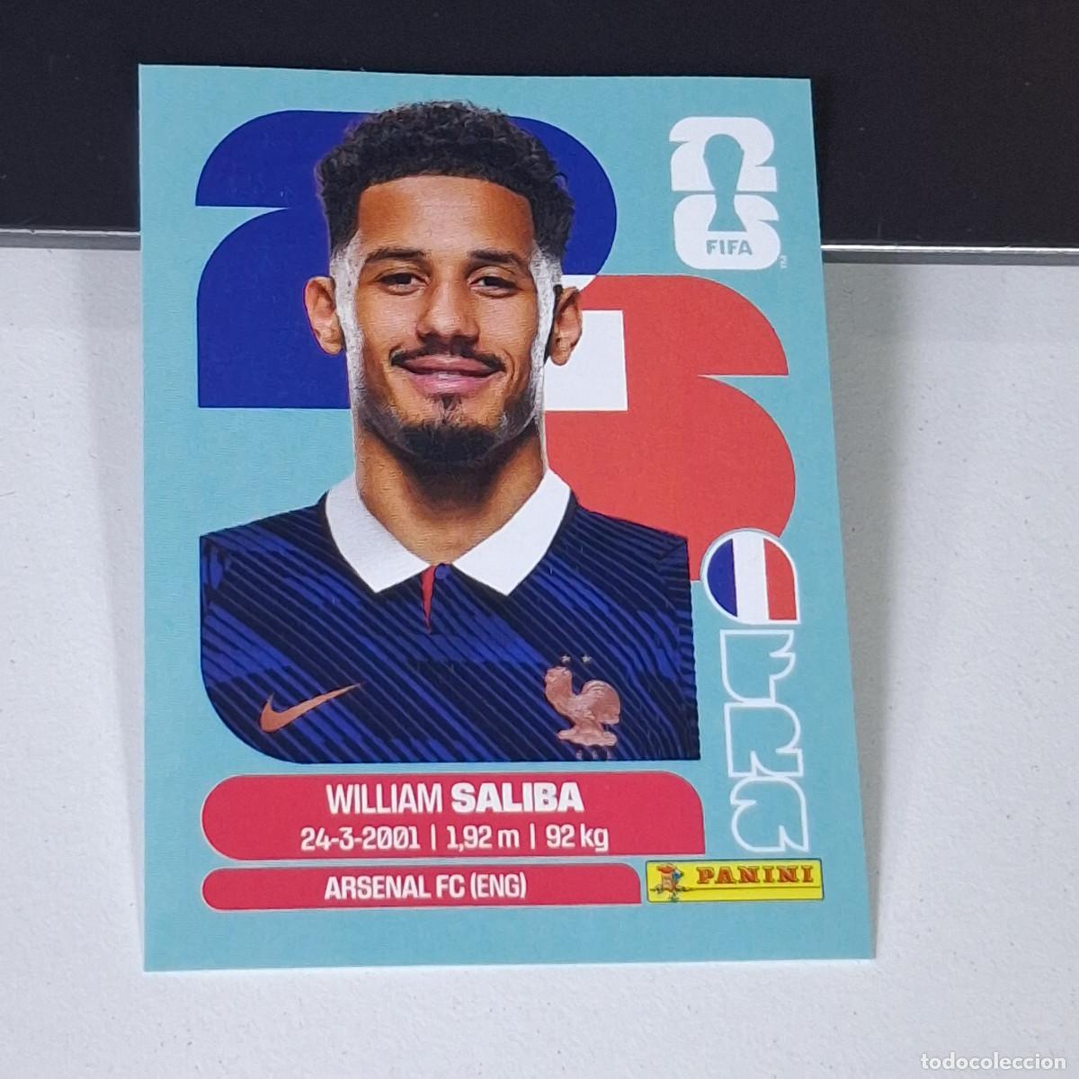 Fu&szlig;ball-Sticker: B14 FRA4 WILLIAM SALIBA 4 FRANCIA FRANCE FRA MUNDIAL FIFA WORLD CUP 2026 STICKER PANINI