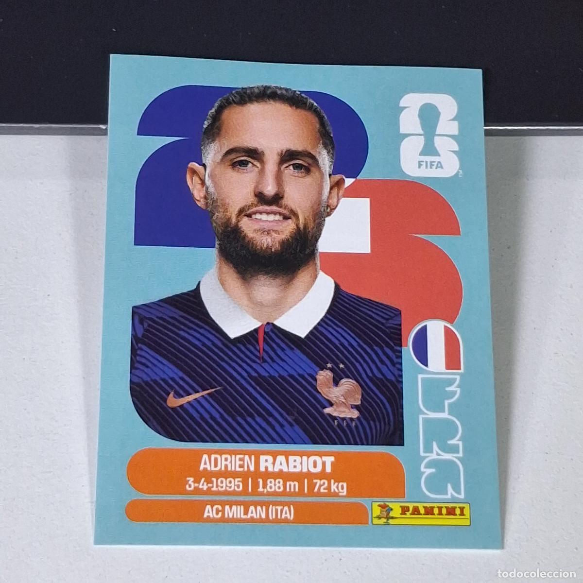 Fu&szlig;ball-Sticker: B14 FRA12 ADRIEN RABIOT 12 FRANCIA FRANCE FRA MUNDIAL FIFA WORLD CUP 2026 STICKER PANINI