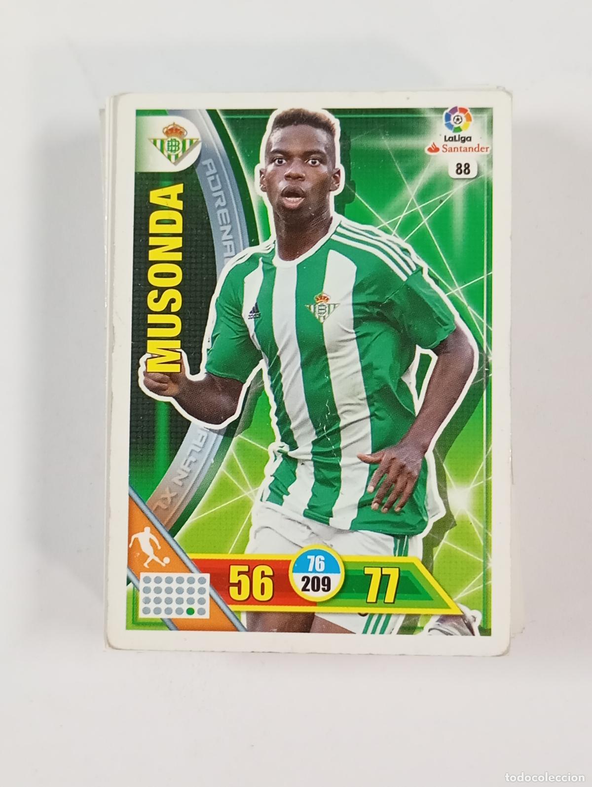 Cromos de F&uacute;tbol: CROMO TARJETA ADRENALYN. LIGA 2016-17. TDKP29H