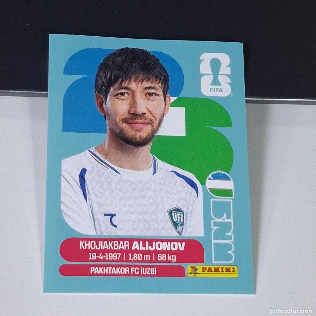 Cromos de F&uacute;tbol: B14 UZB8 KHOJIAKBAR ALIJONOV 8 UZBEKIST&Aacute;N UZB MUNDIAL FIFA WORLD CUP 2026 STICKER PANINI