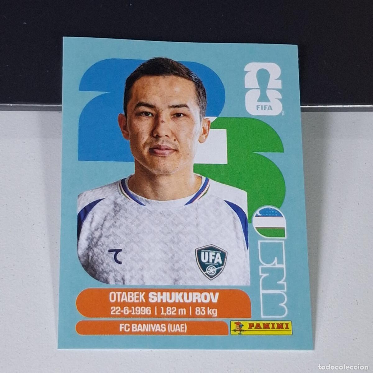 Cromos de F&uacute;tbol: B14 UZB11 OTABEK SHUKUROV 11 UZBEKIST&Aacute;N UZB MUNDIAL FIFA WORLD CUP 2026 STICKER PANINI