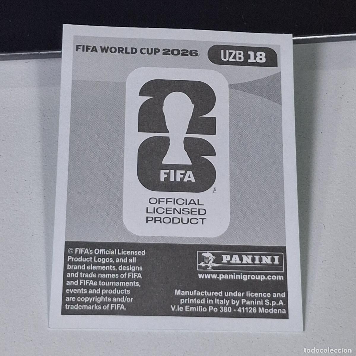 Cromos de Futebol: B14 UZB 18 UZB18 JALOLIDDIN MASHARIPOV UZBEKISTAN MUNDIAL FIFA WORLD CUP 2026 STICKER PANINI