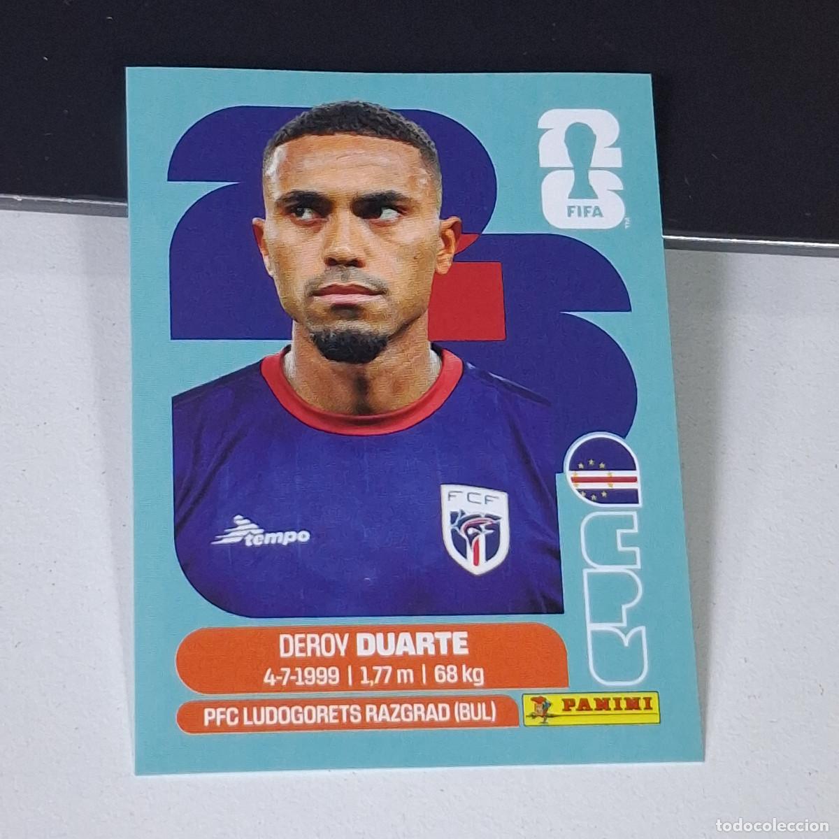 Cromos de F&uacute;tbol: B14 CPV 14 CPV14 DEROY DUARTE CABO VERDE CAPE MUNDIAL FIFA WORLD CUP 2026 STICKER PANINI