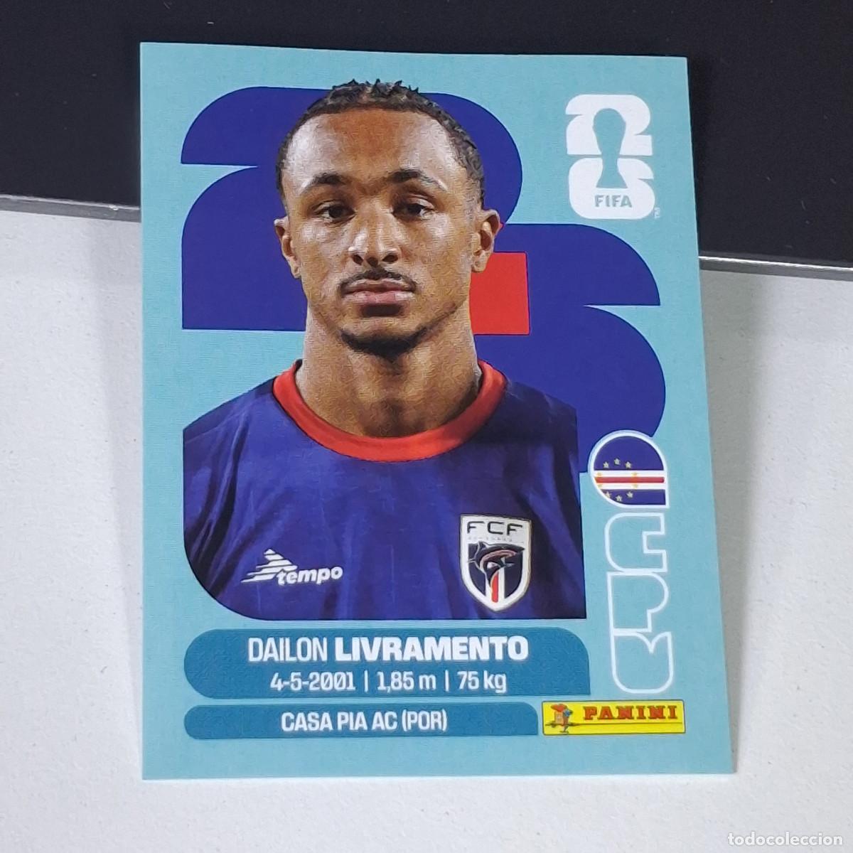Cromos de F&uacute;tbol: B14 CPV 18 CPV18 DAILON LIVRAMENTO CABO VERDE CAPE MUNDIAL FIFA WORLD CUP 2026 STICKER PANINI