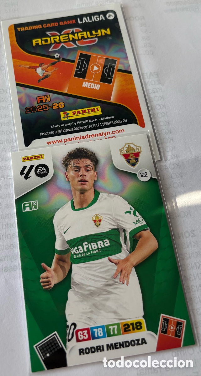 Cromos de F&uacute;tbol: ADRENALYN 25-26 ELCHE 122