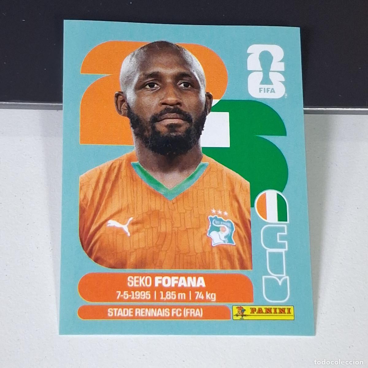 Cromos de F&uacute;tbol: B14 CIV 11 CIV11 SEKO FOFANA COSTA DE MARFIL IVORY COAST MUNDIAL FIFA WORLD CUP 2026 STICKER PANINI