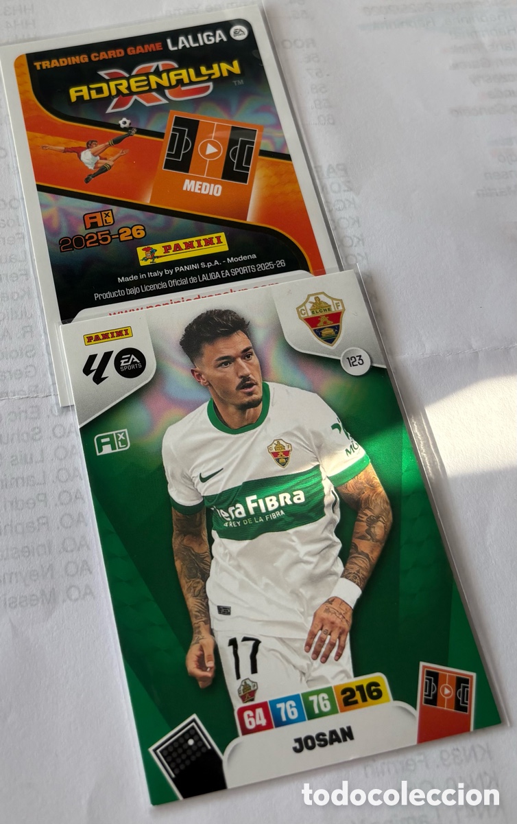 Cromos de F&uacute;tbol: ADRENALYN 25-26 ELCHE 123