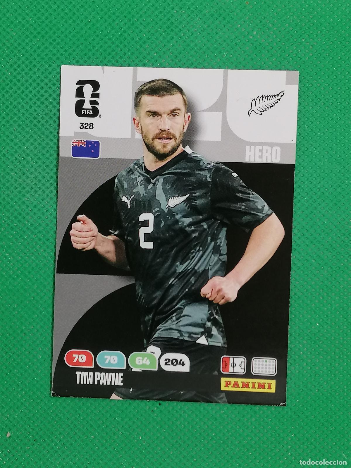 Cromos de F&uacute;tbol: 328 TIM PAYNE NUEVA ZELANDA HERO ⚽ PANINI ADRENALYN FIFA WORLD CUP 26 2026 ⚽