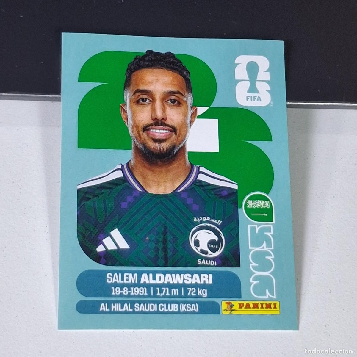 Cromos de F&uacute;tbol: B14 KSA 16 KSA16 SALEM ALDAWSARI ARABIA SAUD&Iacute; KSA MUNDIAL FIFA WORLD CUP 2026 STICKER PANINI