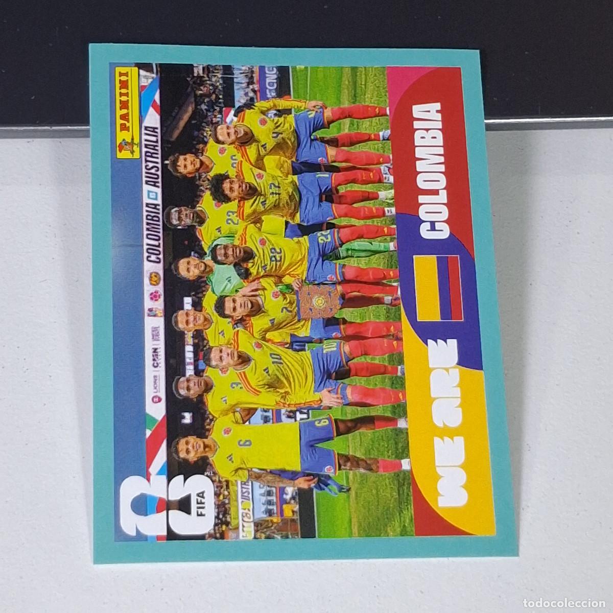 Cromos de F&uacute;tbol: B14 COL13 TEAM PHOTO EQUIPO 13 COLOMBIA COL MUNDIAL FIFA WORLD CUP 2026 STICKER PANINI