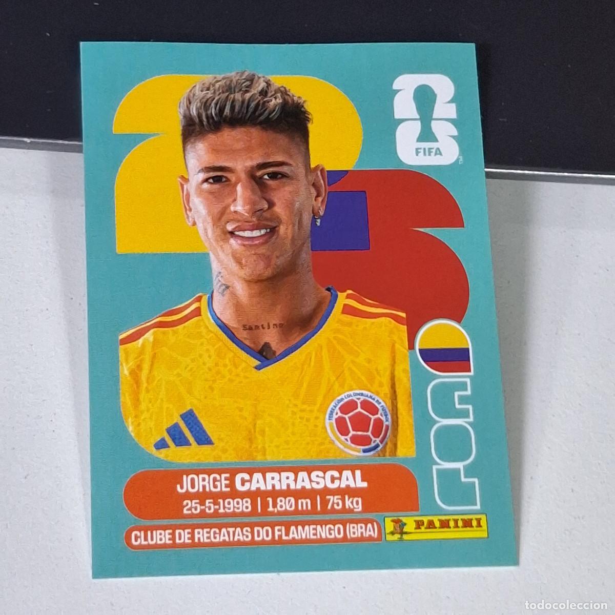 Cromos de F&uacute;tbol: B14 COL16 JORGE CARRASCAL 16 COLOMBIA COL MUNDIAL FIFA WORLD CUP 2026 STICKER PANINI