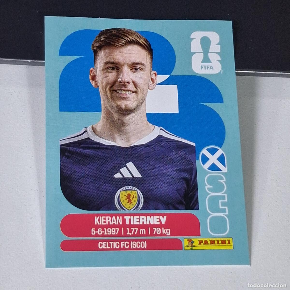 Cromos de F&uacute;tbol: B14 SCO 4 SCO4 KIERAN TIERNEY ESCOCIA SCOTLAND SCO MUNDIAL FIFA WORLD CUP 2026 STICKER PANINI