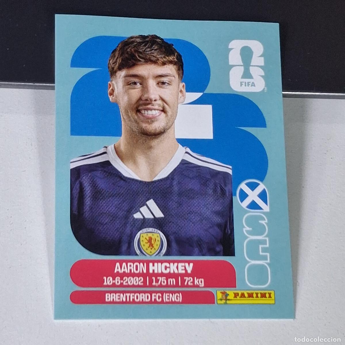 Cromos de F&uacute;tbol: B14 SCO 5 SCO5 AARON HICKEY ESCOCIA SCOTLAND SCO MUNDIAL FIFA WORLD CUP 2026 STICKER PANINI