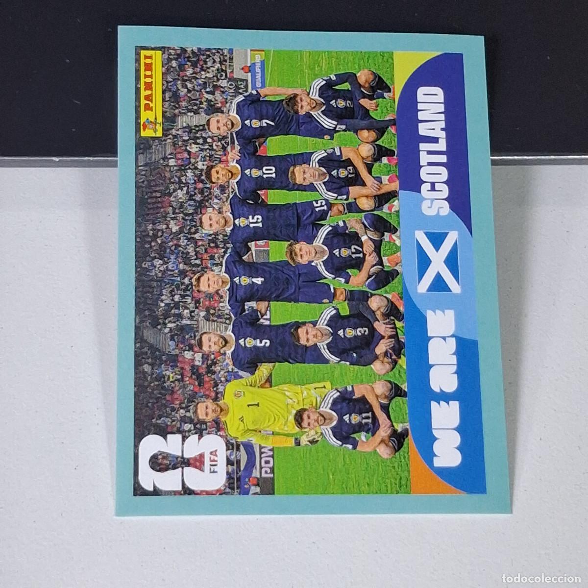 Cromos de F&uacute;tbol: B14 SCO 13 SCO13 PLANTILLA ESCOCIA TEAM SCOTLAND SCO MUNDIAL FIFA WORLD CUP 2026 STICKER PANINI