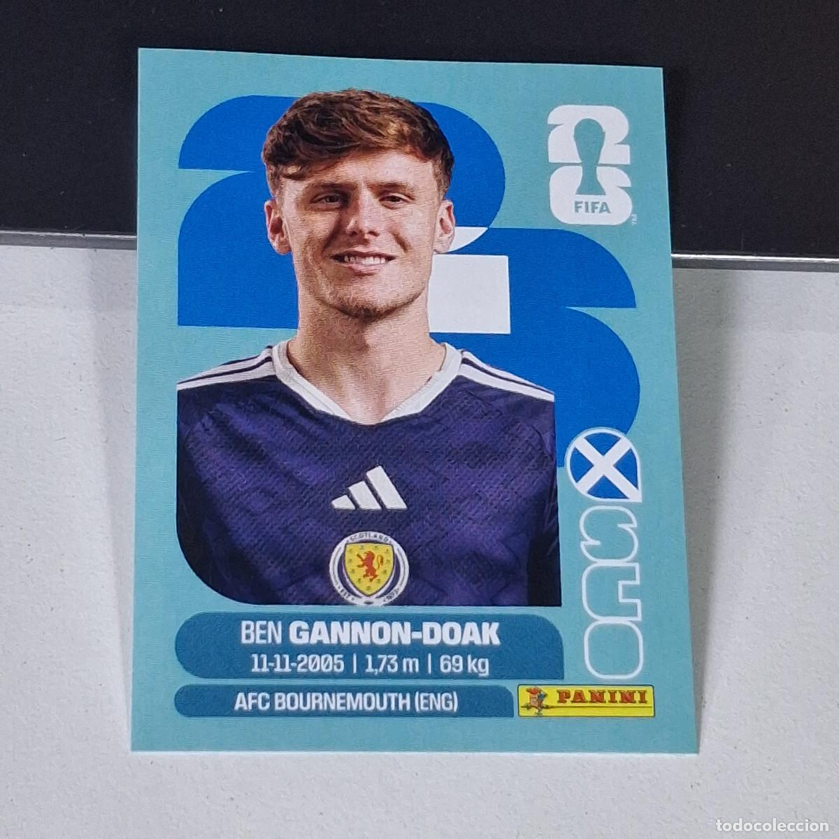 Cromos de F&uacute;tbol: B14 SCO 20 SCO20 BEN GANNON DOAK ESCOCIA SCOTLAND SCO MUNDIAL FIFA WORLD CUP 2026 STICKER PANINI