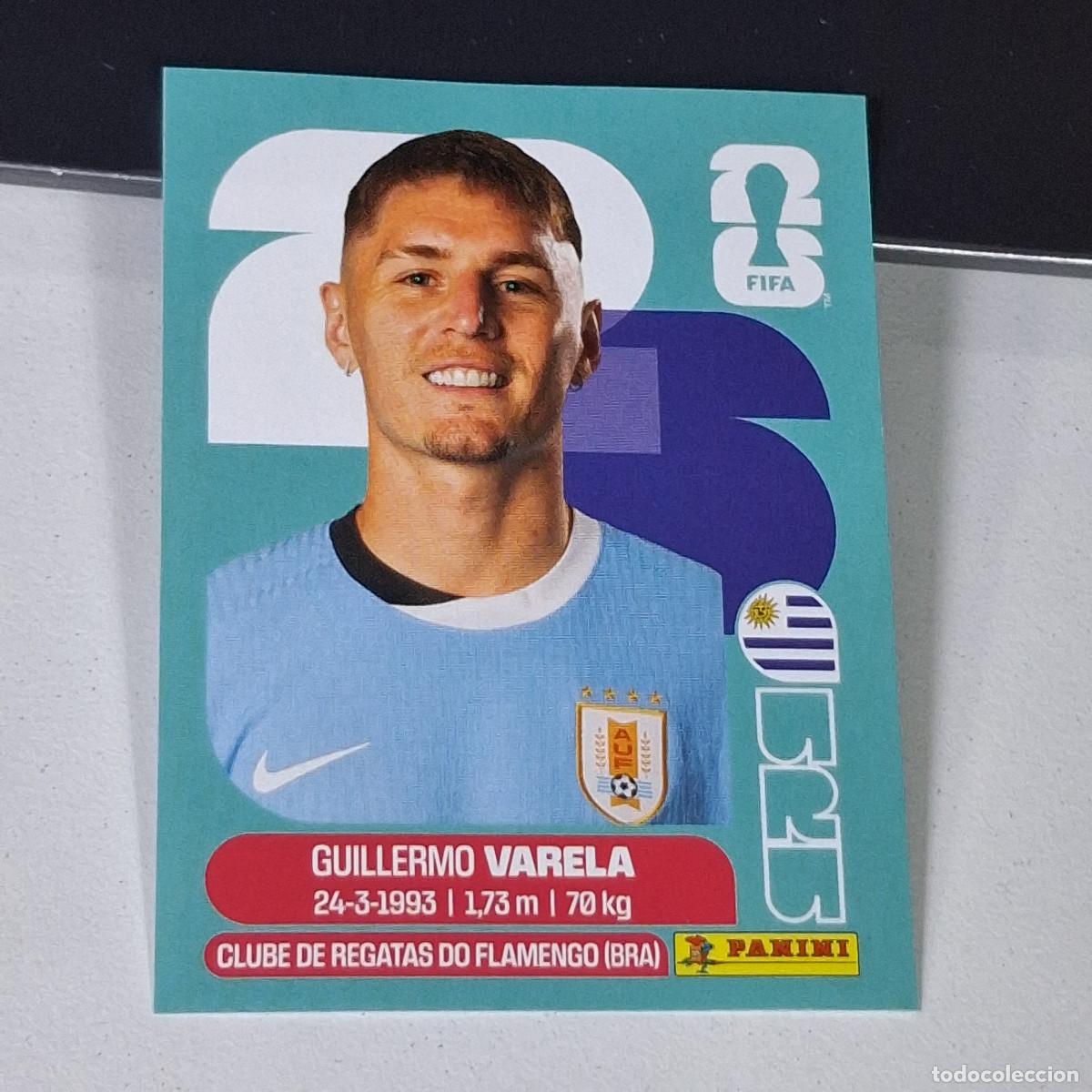 Cromos de F&uacute;tbol: B15 URU 8 URU8 GUILLERMO VARELA URUGUAY URU MUNDIAL FIFA WORLD CUP 2026 STICKER PANINI
