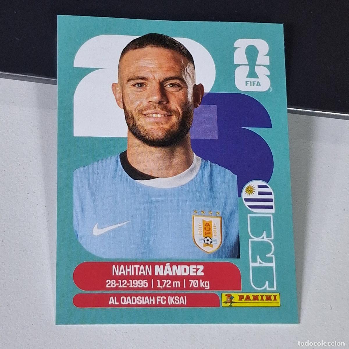 Cromos de F&uacute;tbol: B15 URU9 NAHIT&Aacute;N N&Aacute;NDEZ 9 URUGUAY URU MUNDIAL FIFA WORLD CUP 2026 STICKER PANINI