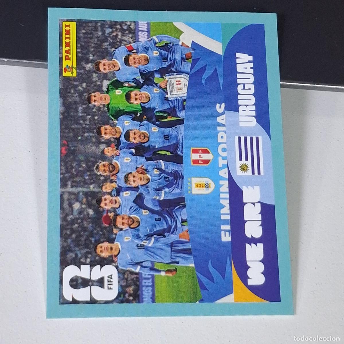 Cromos de F&uacute;tbol: B15 URU13 TEAM PHOTO EQUIPO 13 URUGUAY URU MUNDIAL FIFA WORLD CUP 2026 STICKER PANINI