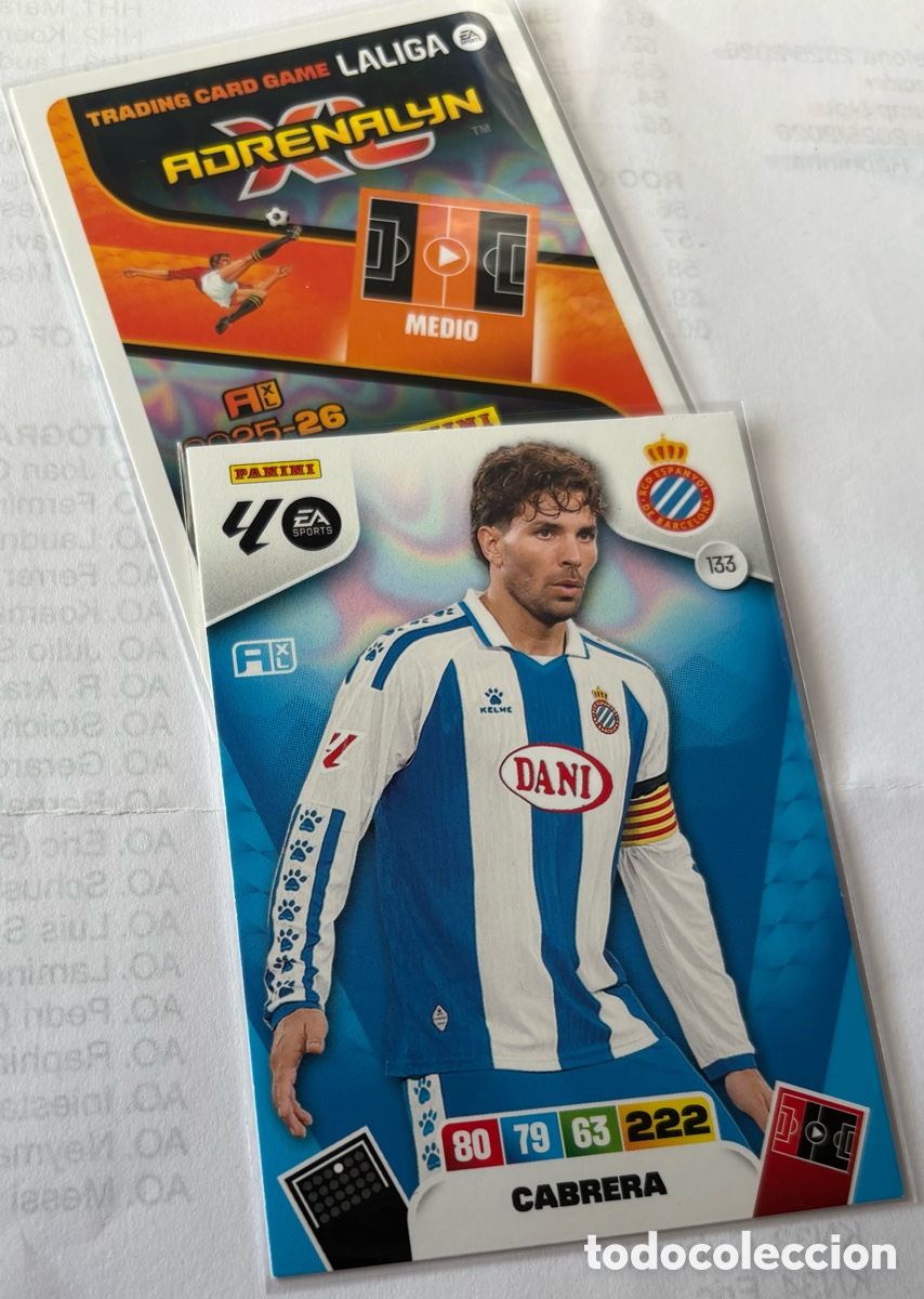Cromos de F&uacute;tbol: ADRENALYN 25-26 Espanyol 133
