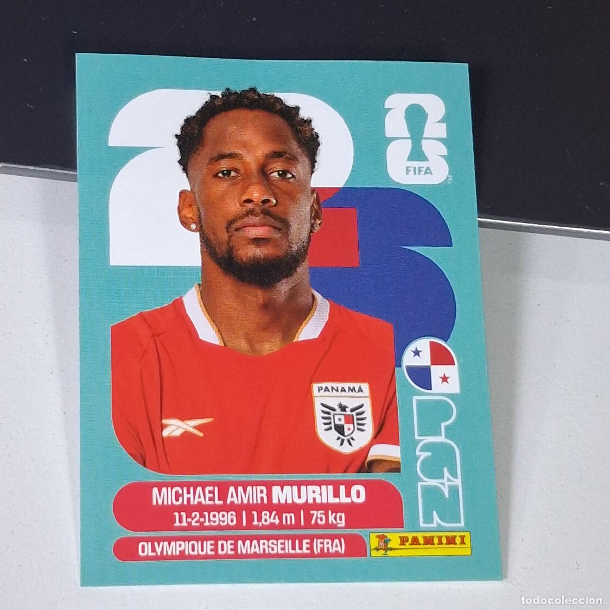 Cromos de Futebol: B15 PAN6 MICHAEL AMIR MURILLO 6 PANAM&Aacute; PAN MUNDIAL FIFA WORLD CUP 2026 STICKER PANINI