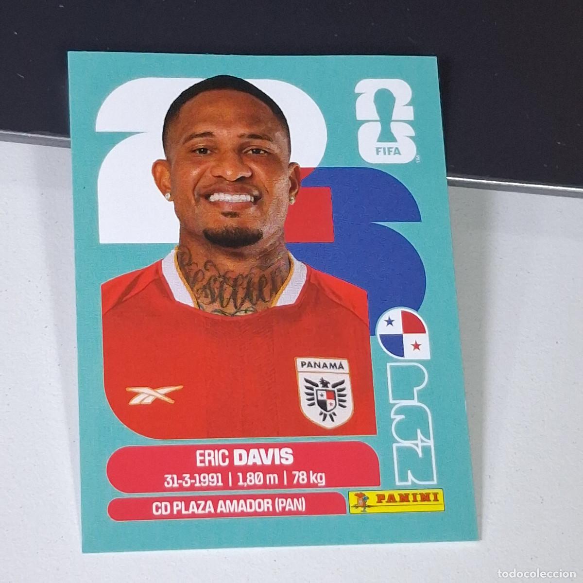 Cromos de Futebol: B15 PAN7 ERIC DAVIS 7 PANAM&Aacute; PAN MUNDIAL FIFA WORLD CUP 2026 STICKER PANINI