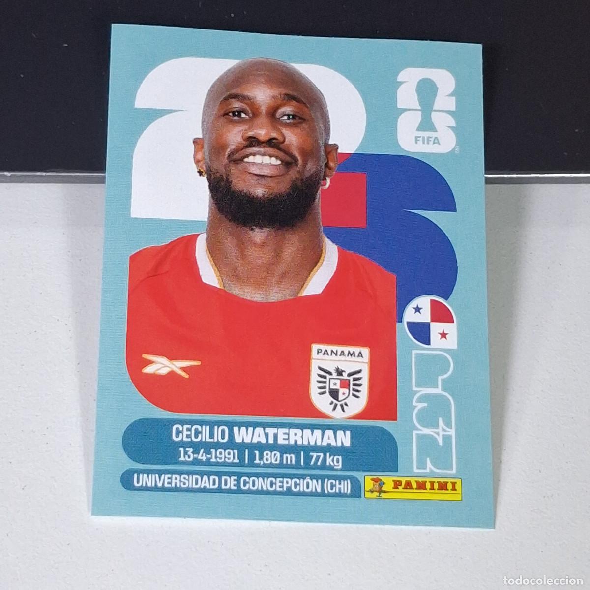 Cromos de F&uacute;tbol: B15 PAN18 CECILIO WATERMAN 18 PANAM&Aacute; PAN MUNDIAL FIFA WORLD CUP 2026 STICKER PANINI