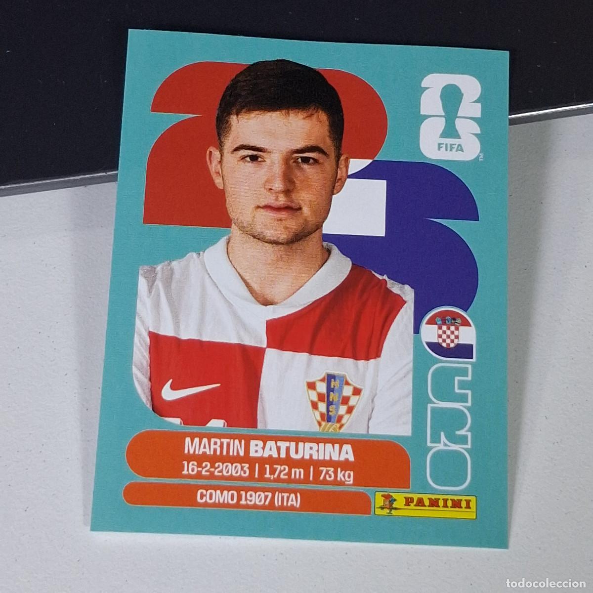 Cromos de F&uacute;tbol: B15 CRO11 MARTIN BATURINA 11 CROATIA CROACIA CRO MUNDIAL FIFA WORLD CUP 2026 STICKER PANINI