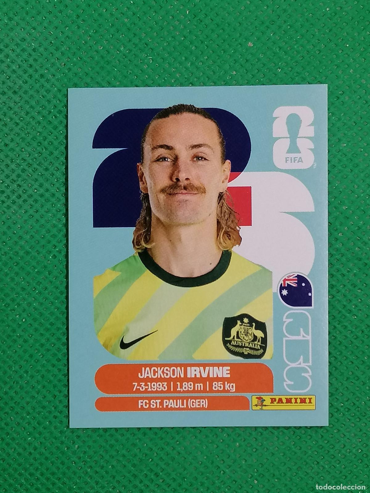 Cromos de F&uacute;tbol: AUS 11 AUS11 JACKSON IRVINE AUSTRALIA ⚽ PANINI FIFA MUNDIAL WORLD CUP 26 2026 STICKER ⚽