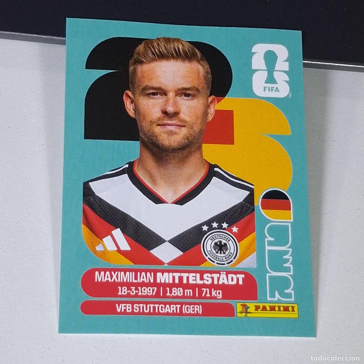 Cromos de F&uacute;tbol: B15 GER 9 GER9 MAXIMILIAN MITTELSTADT ALEMANIA GERMANY GER MUNDIAL FIFA WORLD CUP 2026 STICKER PANIN